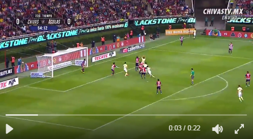 Resumen y video goles Chivas 0-1 America liguilla apertura 2016
